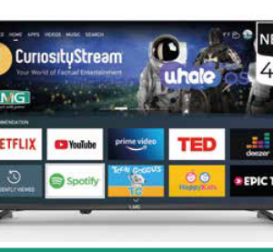 LMG 43" WHALE OS SMART TELEVISION