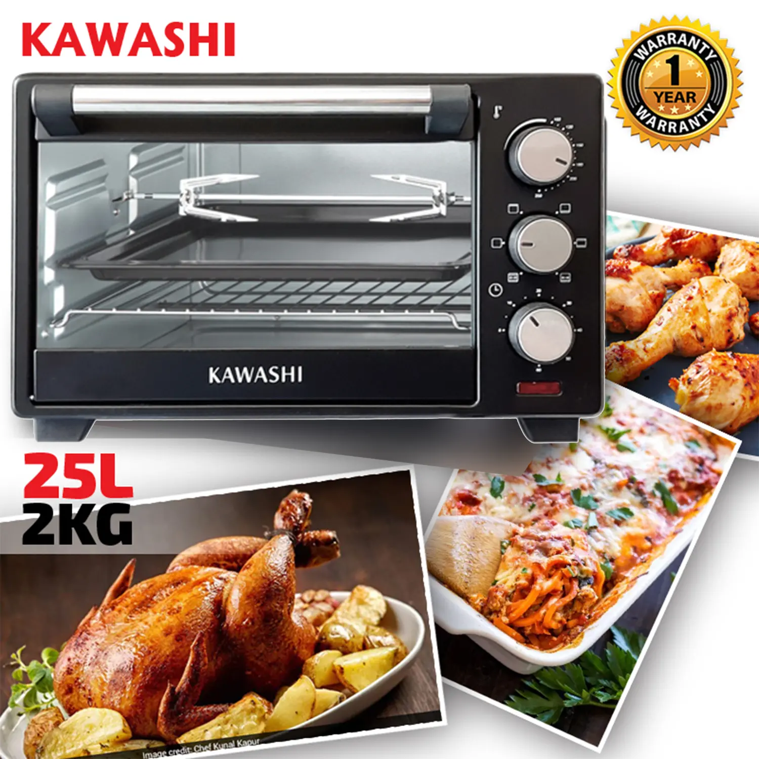 KAWASHI ELECTRIC OVEN 16L