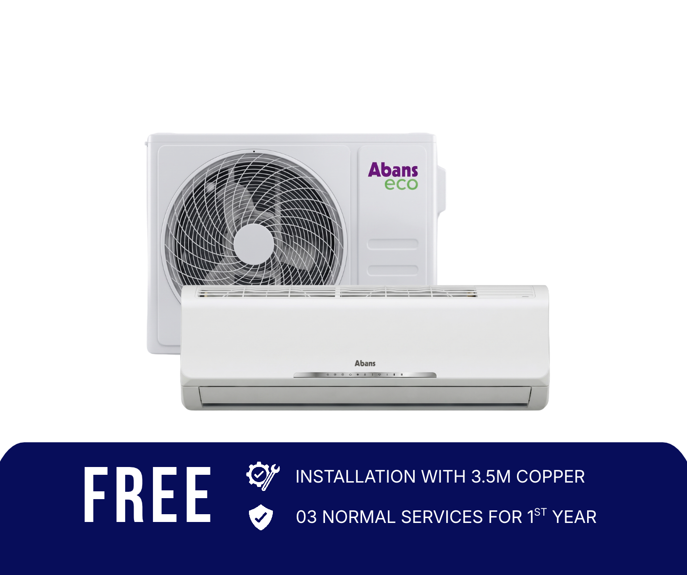 ABANS ECO INVERTER SPLIT TYPE AIR CONDITIONER 18000BTU